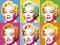 plakat obraz 60x80 WG08092 TWARZE MARILYN