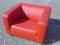 FOTEL CZERWONY STAN IDELANY OKAZJA