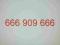 Złoty numer ____  6 6 6 9 0 9 6 6 6  ____ T-Mobile