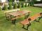 ławka parkowa ławka żeliwna ławka z bali ogrodowa