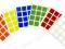 Naklejki z logo Rubik na kostkę 4x4x4 [ONYKS]