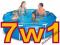 7w1 BASEN OGRODOWY 244x61 stelażowy Bestway WAWA