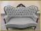 Sofa miętowa Ludwik XIV Oryginał Klasyka XIX w.