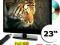 SAMOCHODOWY Telewizor LCD 23" 12V USB DVD 12V