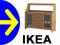 IKEA LEKSVIK KREDENS 142 X 124 CM JADALNIA SALON