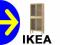 IKEA BJURSTA WITRYNA SALON JADALNIA SZAFKA