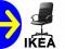 NAJTANIEJ IKEA FINGAL KRZESŁO OBROTOWE FOTEL BIURO