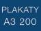 Plakaty A3 200 szt. kreda błysk 135g - w 2 dni