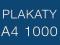 Plakaty A4 1000 szt. kreda błysk 135g - w 2 dni