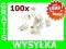 100x WTYK WTYKÓW KOŃCÓWEK SKRĘTEK RJ45 <94