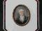 UNIKALNA  MINIATURA - BIDERMAJER - GOETHE -