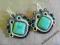 kolczyki sutasz z turkusem-upominek GRATIS