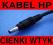 A KABEL WTYK KONCÓWKA HP cienki wtyk z rzepem ORG