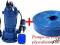 POMPA DO WODY Z ROZDRABNIACZEM + PŁYWAK +50m WĄŻ