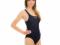AQUA SPEED KOSTIUM KĄPIELOWY CZARNY + GRATIS