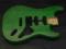 Korpus typ STRAT - Transparent Green (jesion)