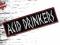 [hurra] ACID DRINKERS - Logo - (Naszywka)