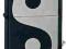 ZIPPO 24472 YIN & YANG, Black +kamienie GRATIS