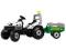 SMOBY Traktor Krówka z przyczepą