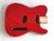 Korpus typ TELE - Transparent Red (jesion)