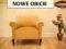 ELEGANCKI WYGODNY FOTEL POŁ XX WEKU NOWE OBICIE