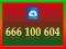 _______ 666 100 604 _______ Super Numer Era F.Vat