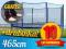 TRAMPOLINA NEOSPORT 465cm+SIATKA+DRABINKA+GRATIS!