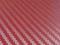 czerwony folia CARBON 3D 152x50cm HURTis fvat