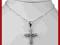 SREBRNY KRZYŻYK + ŁAŃCUSZEK NA PREZENT OD ELIZY