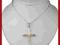 SREBRNY KRZYŻYK + ŁAŃCUSZEK NA PREZENT OD ELIZY