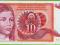 JUGOSŁAWIA 10 Dinara 1990 P103 UNC AD