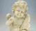 055 WSPANIAŁY ANIOŁ Z HARFĄ FIGURA ANTYKI24