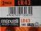 MAXELL LR43 LR 43 AG12 186
