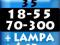 Sony Alpha 35 +18-55 +70-300 +LAMPA +4GB