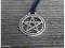 WISIOR PENTAGRAM SREBRNY TALIZMAN i AMULET ar301