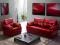 zestaw RED sofa fotel eko skóra styl-meble RATY