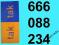 JAK ZŁOTY NUMER VIP TAKTAK 9zł 668___088___234