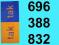 JAK ZŁOTY NUMER VIP TAKTAK 9zł 696___388___832