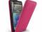 Różowe Etui HTC sensation XL skóra + screen prote