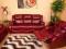 LIKWIDACJA ZESTAWÓW! Komplet 3+2+1 RELAX TOP bordo