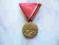 Medal w klasie złotej Serbia , za Kosowo