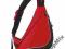 SUPER CENA> PLECAK JEDNO RAMIĘ CZERWONY Trojkat