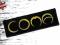 [hurra] COMA - Logo  - (Naszywka) (black/yellow)