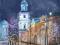 WARSZAWA - akryl, płótno na blejtramie 70x50 Pń
