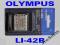 LI-42B Akumulator do Olympusa, Blister, GWARANCJA