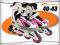 Rolki regulowane SPOKEY Rookie różowe r. 40-43