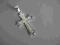 Srebrny krzyżyk   wisiorek md-8