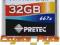 Pretec Compact Flash 32GB 667x -100MB/s GW24m WaWa