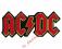 Naszywka AC/DC  -LOGO- wzór nr 2  100% ORYGINAŁ