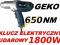 KLUCZ ELEKTRYCZNY UDAROWY 1800W 650NM NASADKI GEKO